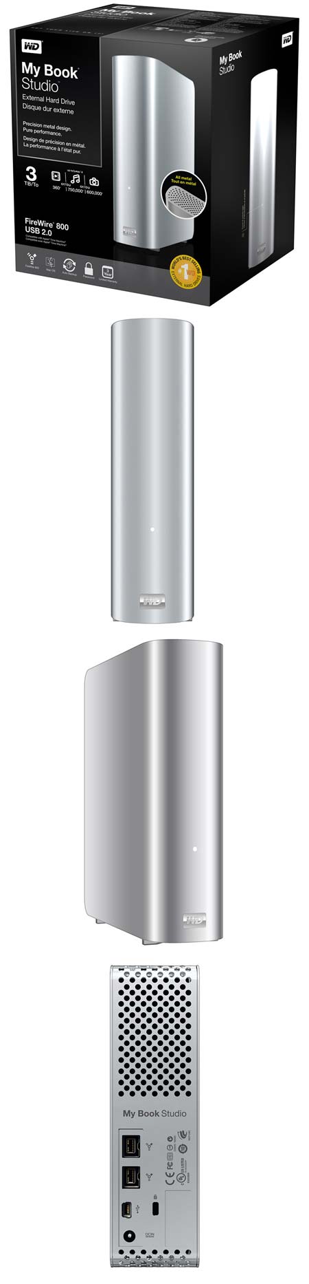 Western Digital предлагает владельцам Маков внешний винчестер линейки My Book Studio